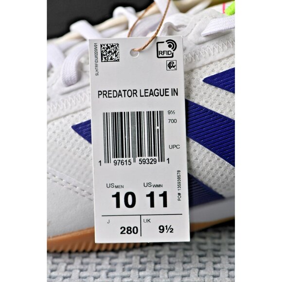 New! Size: 11 Men/12 Women | Adidas Predator League Indoor Soccer Unisex| ID3780 main image 11